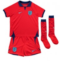 Anglicko Jordan Henderson #8 Vonkajší Detský futbalový dres MS 2022 Krátky Rukáv (+ trenírky)